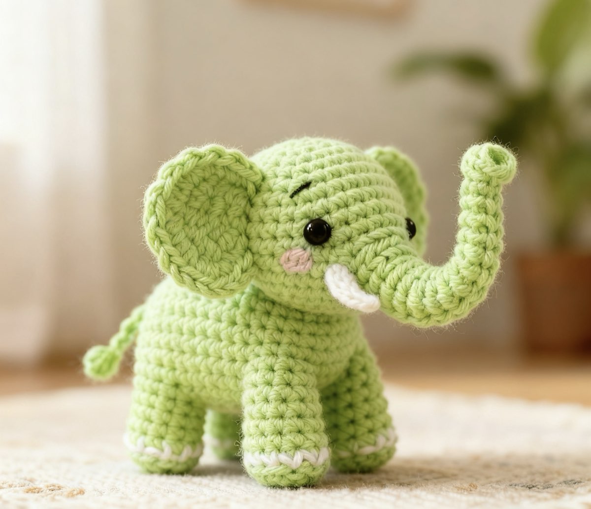 Actual photograph of Sky Blue Elephant